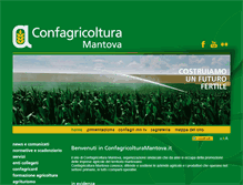 Tablet Screenshot of confagricolturamantova.it